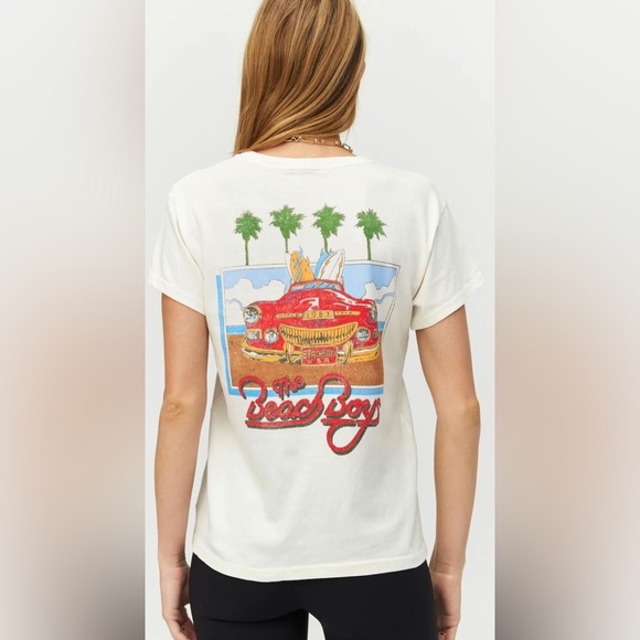 DAYDREAMER FREE PEOPLE BEACH BOYS GRAPHIC T FRONT AND BACK OS NWT - Picture 6 of 8